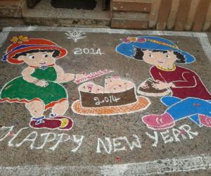 Rangoli: markazhi kolams