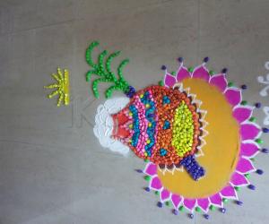 HAPPY PONGAL RANGOLI