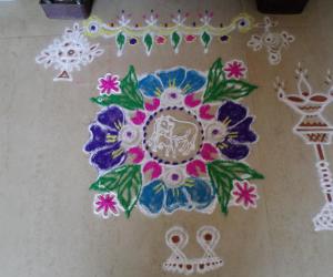 Pooja Room Rangoli Series-1