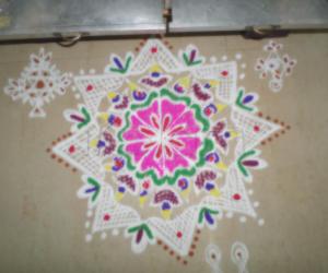 POOJA RANGOLIS