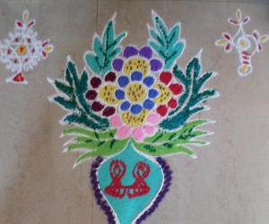 freehand rangoli