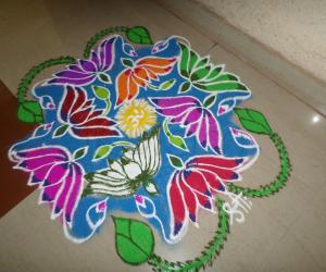 Rangoli: Ashta Aravindam