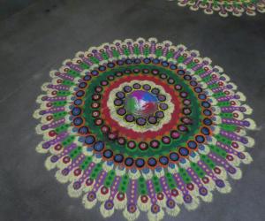 Colorfull Rangoli.