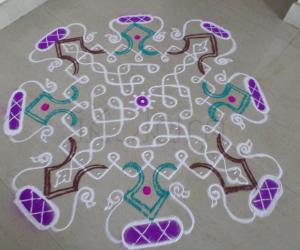 RANGOLI FOR FRIDAY(O.I)