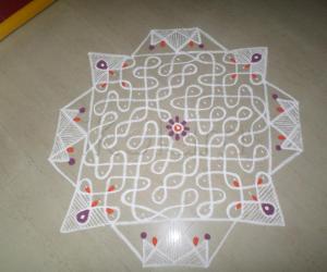 Rangoli: DAY-2 Margazhi  Kolam