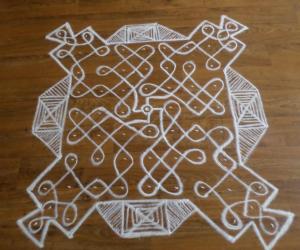 7X7 Easy Chikku Rangoli