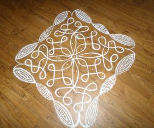 7X7Easy Chikku Rangoli