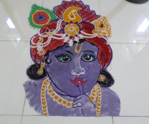 SRIKRISHNA ASHTAMI RANGOLI2017