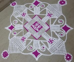 SriNrismhaJayanthi Special Rangoli