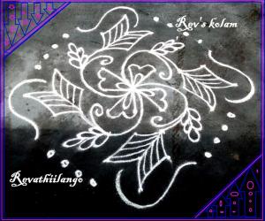 Rangoli: Rev's daily kolam 8.