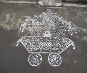 Maha Shivarathiri Ther kolam