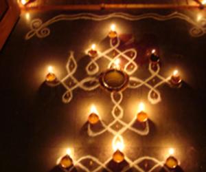 Deepam kolam