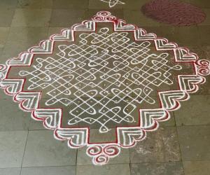 Vaikunda Ekadasi chikku kolam