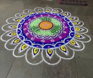 Sri Jayanthi kolam