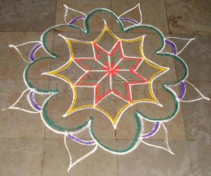 Aadi Friday kolam