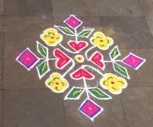 Navrathri kolam