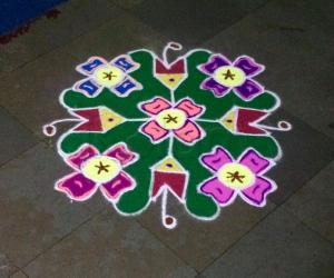 Margazhi rangoli