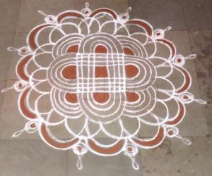 freehand kolam