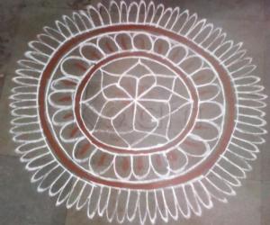 freehand kolam