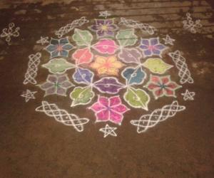 Dotted rangoli 