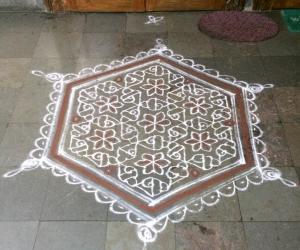 Vaikunta Ekadasi Margazhi kolam