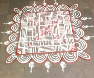 varalakshmi pooja kolam