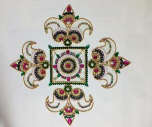 Kundan rangoli