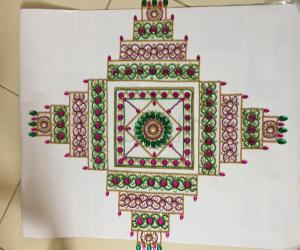 Kundan rangoli