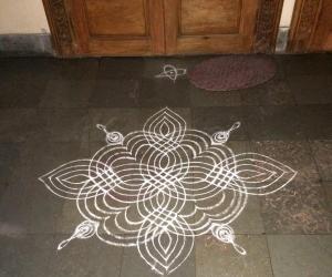 Paid kolam on Tuesday 