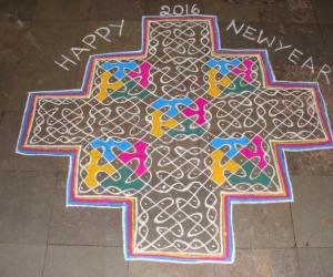 Margazhi chikku kolam 5