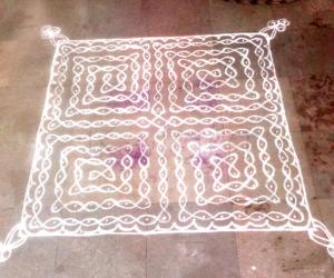 margazhi chikku  kolam