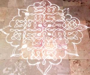 Republic day kolam