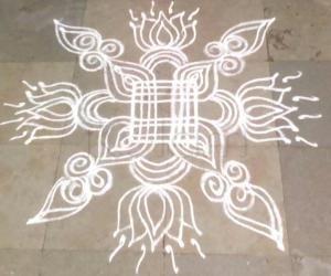 simple festival kolam