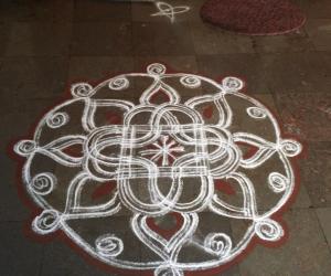 Krithigai kolam 