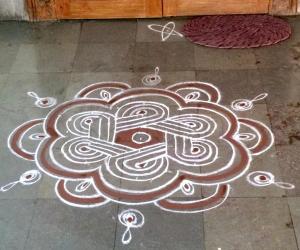 Navarathri kolam