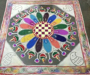 Diwali rangoli 3