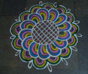 karthigai Deepam kolam