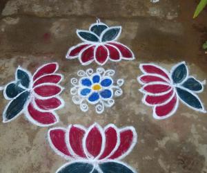 Rangoli: New flowers