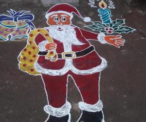 Rangoli: Happy x mas