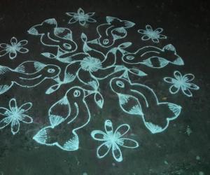 Bird kolam