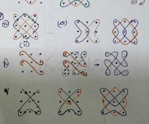 Basic Patterns for Chikku Kolams - 3