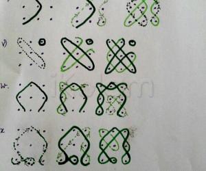 Basic Patterns for Chikku Kolams - 4