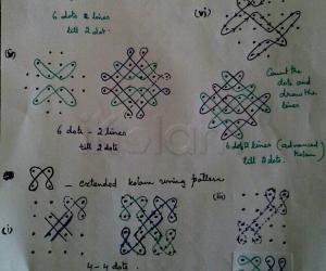 Basic Patterns for Chikku Kolams - 6