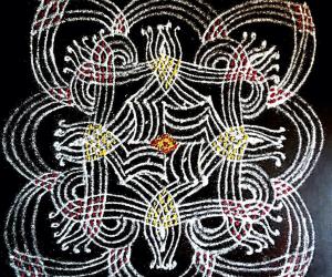 Swastik Padi kolam 