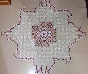 Margazhi  Kolam 02 - Dec. 2016