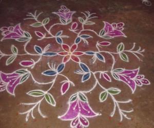 colour kolam