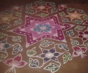 star colour kolam