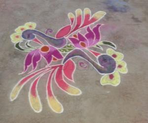 colour kolam