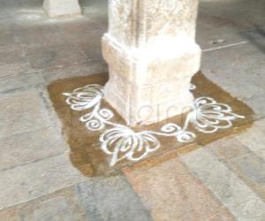 dd meenatchi temple kolam 2