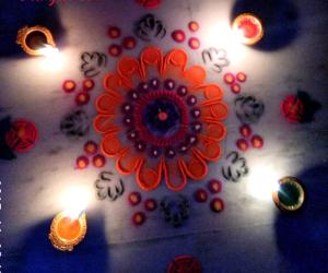 Karthigai Deepam special kolam 1